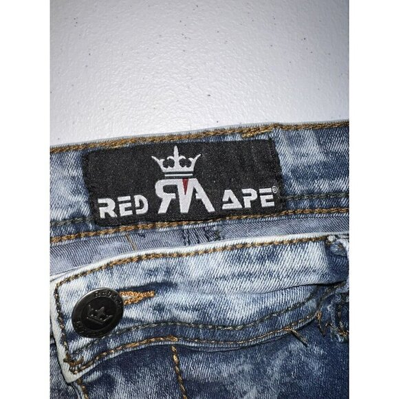 Red Ape Denim Jeans Stonewash 46/26 Stretchy, Stylish, Hip Hop - Picture 2 of 11